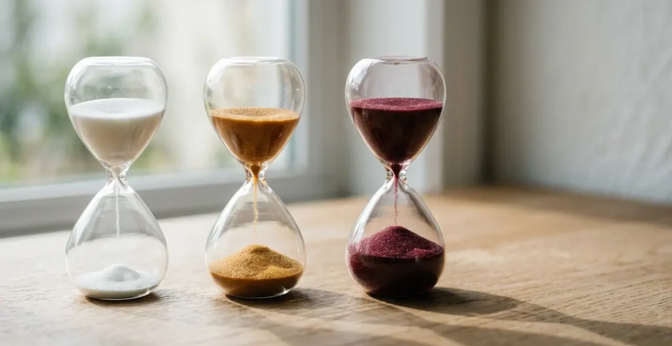 Visual metaphor representing the cumulative physiological wear and tear of chronic stress on the human body over time