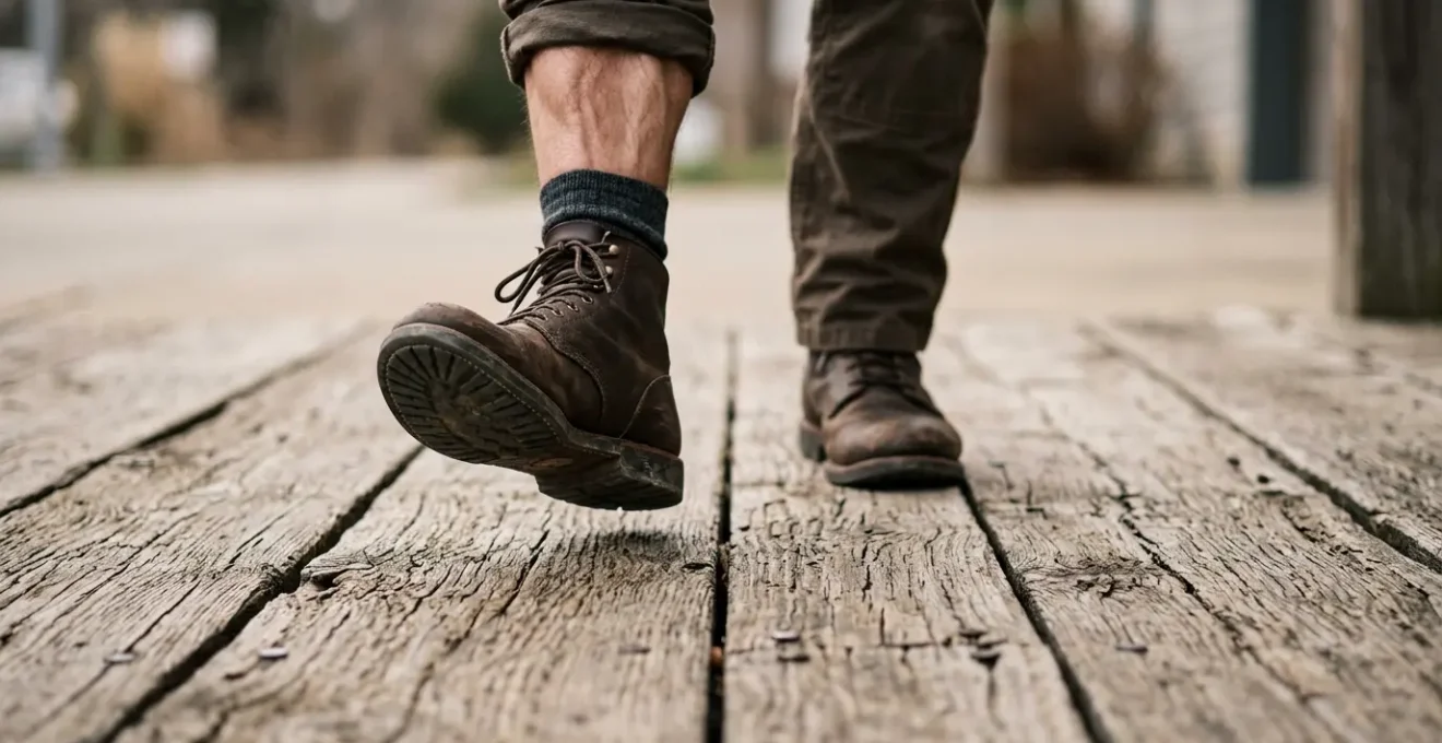 A visual metaphor representing the concept of an outdated neural body map causing balance disruption and falls